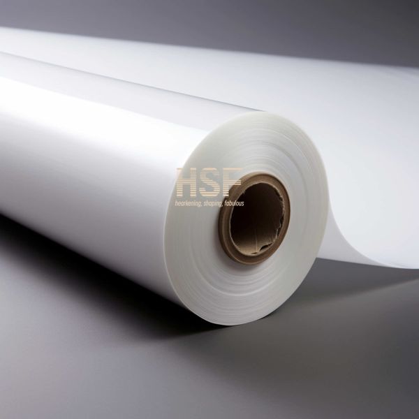 40 микрон непрозрачная белая ориентированная полиэтиленовая пленка для упаковки и маркировки