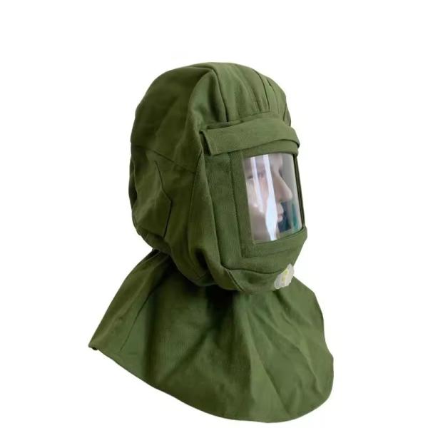 Capuz de lixação de poeira industrial polir pintura de lona capuz de poeira capuz de proteção abrangente capuz proteção de proteção do trabalho
