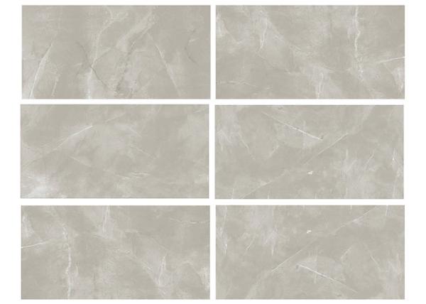 Commercial Light Grey Glazed Floor Tiles , 24  X 48  Glazed Porcelain Ceramic Tiles