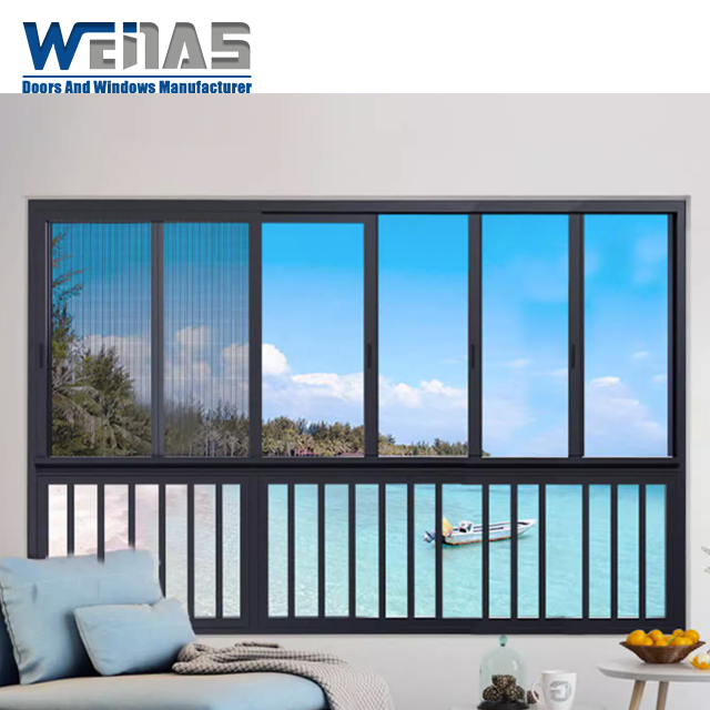 Australian Standard Certification Customized Glass Window Sound Insulation and Thermal Insulation Aluminum Alloy Sliding Window