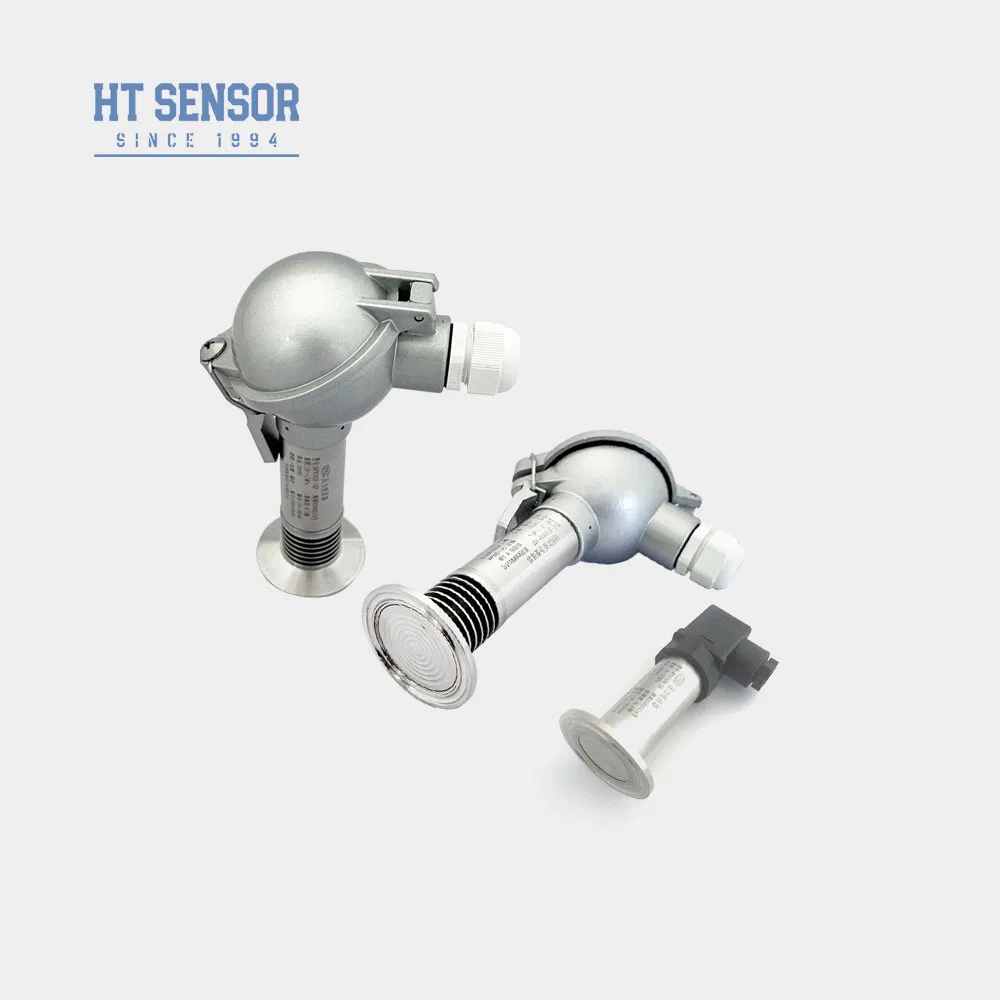Hengtong OEM Flat Diaphragm Clamp Type Pressure Transmitter for Food/Medical Industry