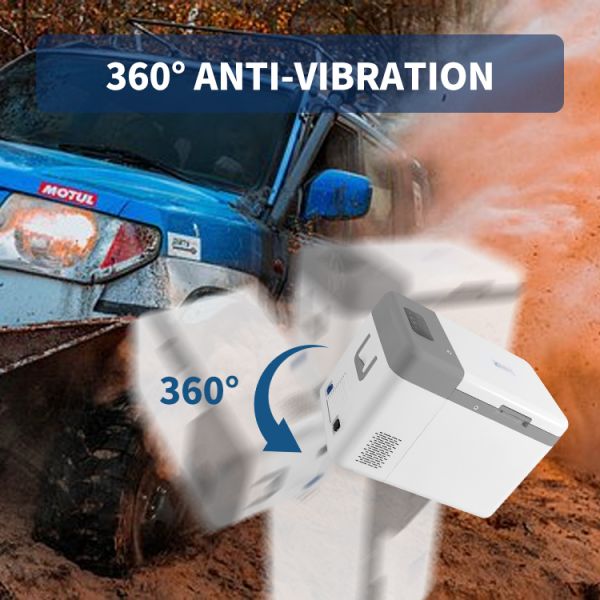 12V/24V солнечный ультра низкий портативный лагерный холодильник -45C градус ABS компактный дизайн