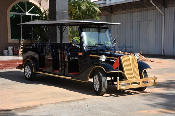 Carrinhos de golfe legais da rua elétrica forte do clássico da estrutura com 8 Seater personalizado
