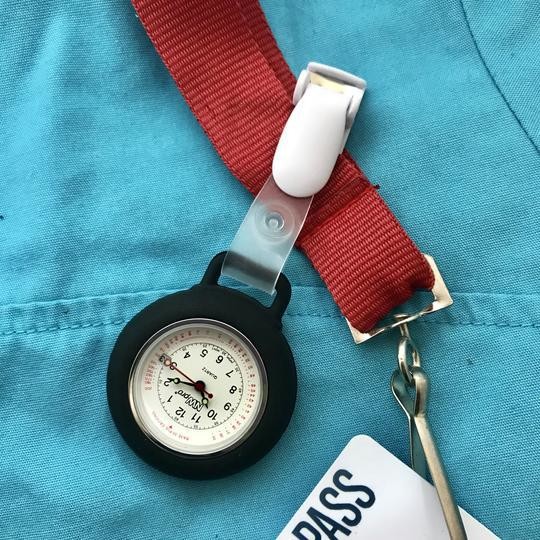Promotional Clip Silicone Nurse Watch Pocket Watch Logo Customized