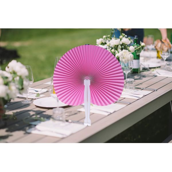 Heart/Round Hand Fan Clappers Solid Color - Wedding Party Use Factory Price