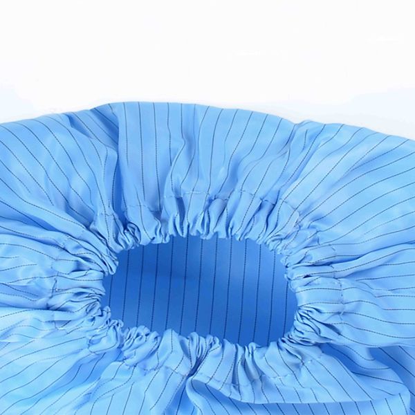 Dust Free Anti Static Shoe Cover , Soft Soled Stripe Clean Conductive Shoe Cover