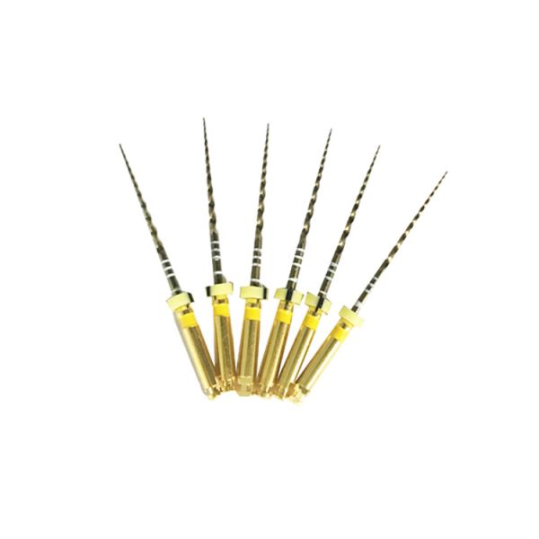Hot Activated Protaper Gold Rotary Files Niti Alloy Made SX F3 25mm