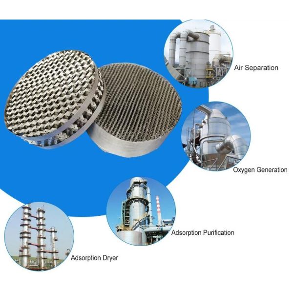 Le métal en aluminium a structuré l'emballage autour de/mesure fil de place pour l'absorption