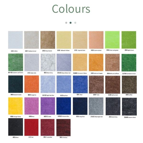 Eco-Friendly pet polyester acoustic panel Effective Noise Reduction pet acoustic board For Office studios and homes