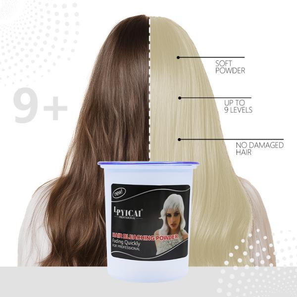 Chinese-Made Hair Bleaching Powder 8-9 Levels Lightening, 3 Colors, Salon-Quality at Home