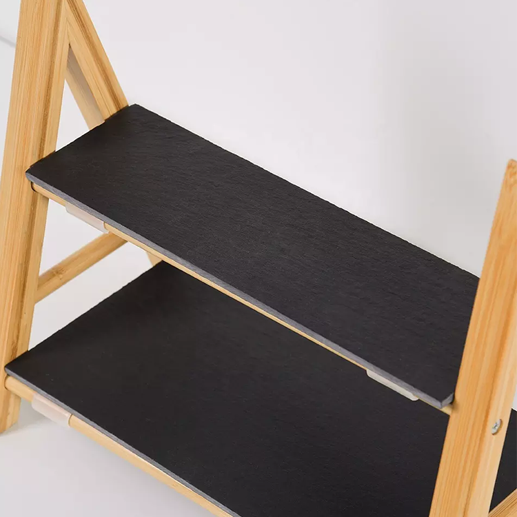 Дисплейный стенд из натурального бамбука для изысканных тортов и десертов CE / EU