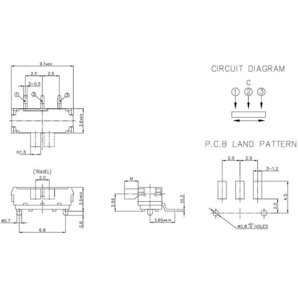 Slide Switch SS-1280