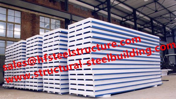 EPS Sandwich Cold Room Panel Width 950mm Used For Wall and Roof Decoration