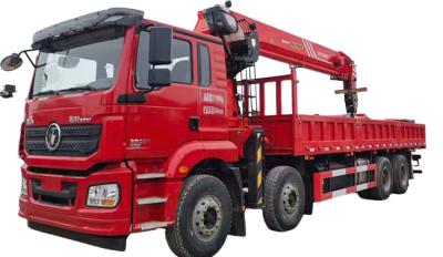 Shacman 12 Tons 14 Tons 16 Tons Telescópica Boom Truck Montado Guindaste