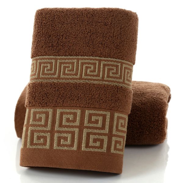 Hotel y hogar Rectángulo 32S Toalla de bordado de algodón Jacquard Conjunto de diseño personalizado