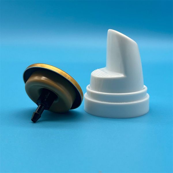 Flexible 360-Degree Swivel Hair Mousse Dispensing Nozzle for All-Angle Application and Difficult-to-Reach Roots with Multi-Position Head