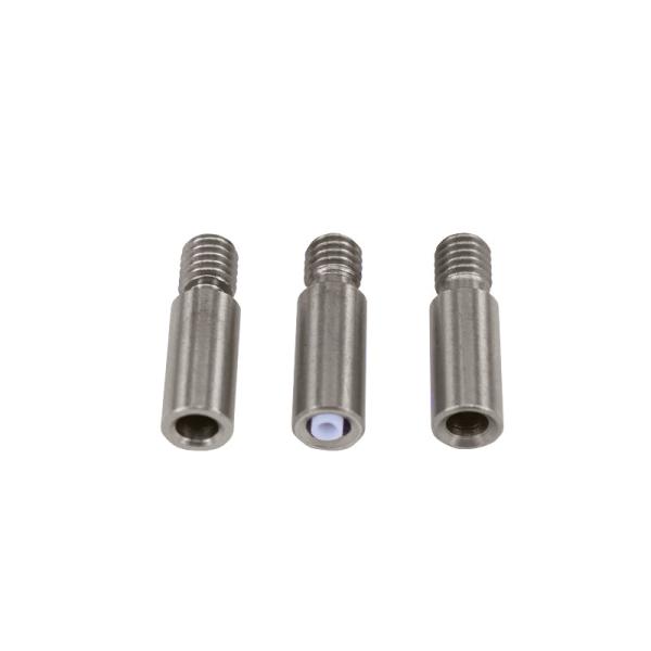 Silver Stainless Steel E3D 1.75mm 3D Printer Throat Built In 