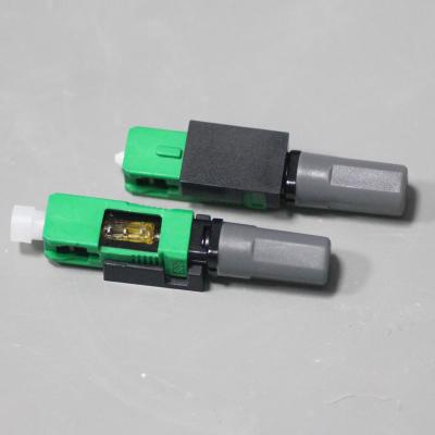 IL 0.35dB SC Singlemode Field Assembly Optical Quick Connector