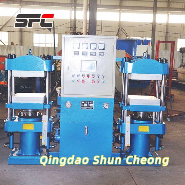 Column-type Flat Plate Vulcanizing Machine with 2-4 Working Layers, 35# Steel Plates, and Automatic Control