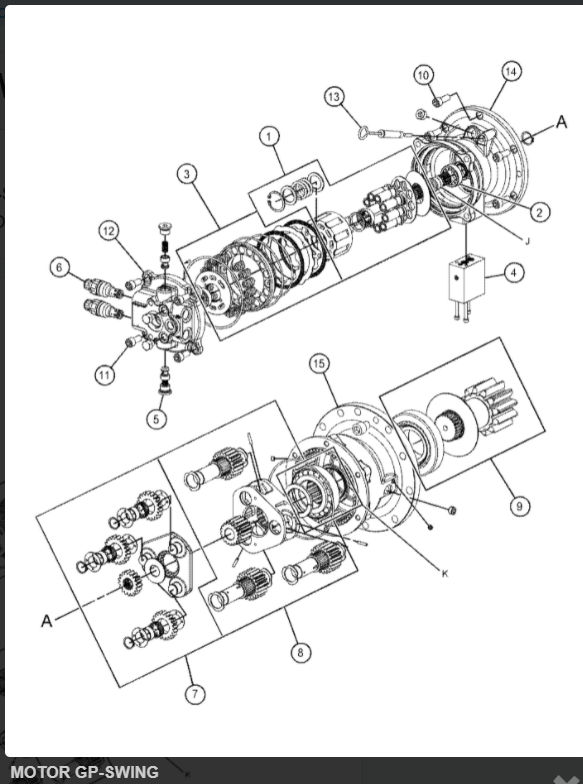 393-2179 4181669 3790803 3973825 Excavator Swing Gearbox Fit E307E E308E