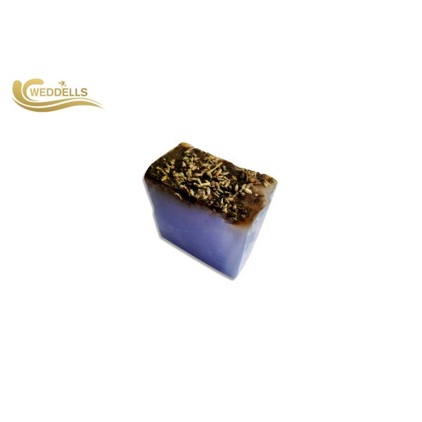 Facial Organic Handmade Soap Bar With Dried Flower On The Top Rose / Jasmine / Lavender Fragrance