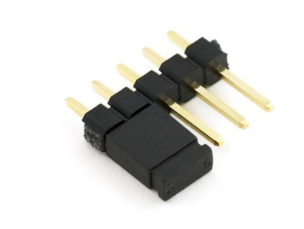 2.54 mm Pitch Mini Jumper Connector 200V AC/DC Rating Current with Brass Contact Material