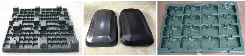 Thermal Vacuum Forming Machine ABS Sheet Thick 380V / 50Hz Power Supply