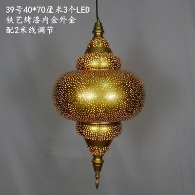 Southeast Asian Retro Vintage Hand Carved Pendant Lights for Living Room Lampshade Pendant light(WH-DC-46)