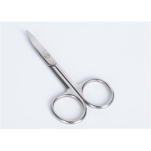 Durable Tattoo Accessories , Stainless Steel Sliver Scissors For Permanent Makeup