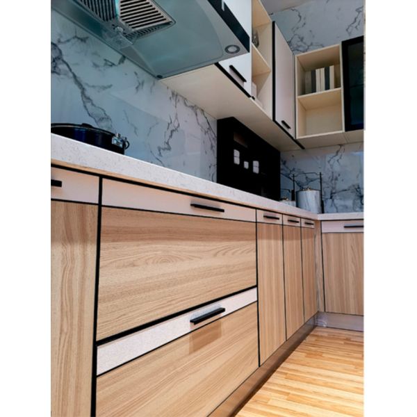 Aluminum Wardrobe Handles Cabinet Door Profile Long Edge Pull Handles