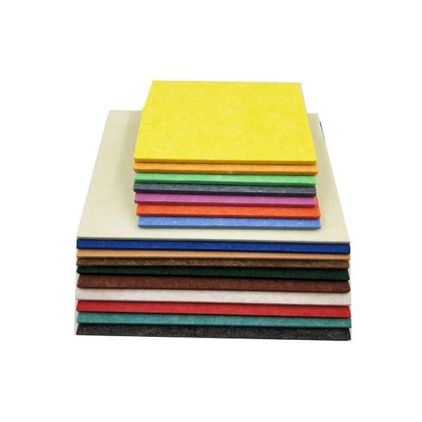 Customized Polyester Fiber Acoustic Panel Easy Install Modular Flame Retardant