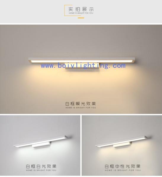 Lens Head light  Mirror 400*60MM  BV5017 Iron 85V-265V 16W Indoor Lamp