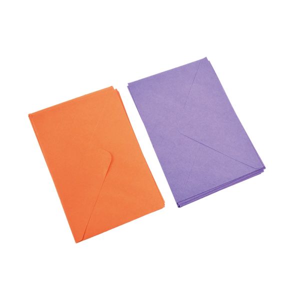 Blank Multicolor Kraft Paper Envelopes Invitation Mailing Envelopes