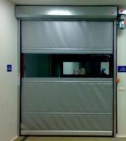 puerta temporaria rápida de la hoja de acero de 2.0m m, buenas propiedades del aislamiento de la puerta rápida del obturador