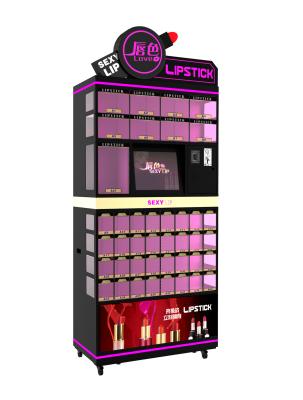 17 tipo video preto da máquina de venda automática do batom do painel LCD/rosa/cor azul
