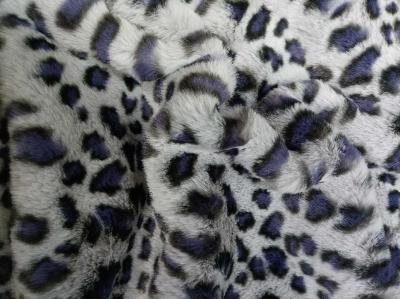 Tela 100% luxuoso do poliéster da cópia do leopardo para a forma original