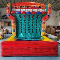 Les sports en plein air commerciaux gonflables relient le jeu interactif gonflable de machine de tir du basket-ball 4
