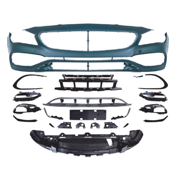 CLA W117 2013-2019 Car Bodykit Accessories Facelift for Mercedes Benz Front Enclosure Set