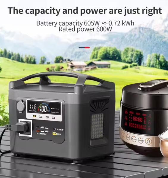 Quick Charge 110v 120v 600W Multi-Function Outdoor Sharing Outdoor Charging Solar Generator Portable Power Station