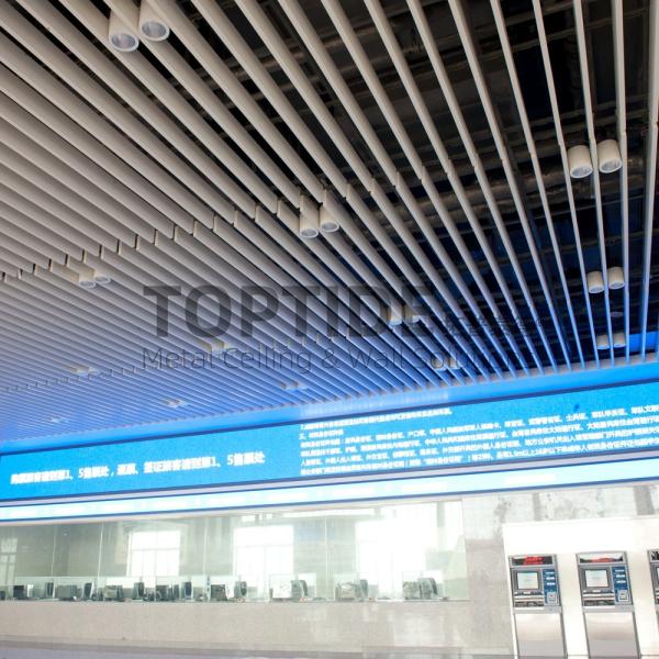 Soundproof Building Decoration Materials Aluminum Alloy Suspended Office Ceiling Panels