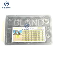 666PCS HD700 HD820 HD1023 O-Ring Box Reparación de sello de caucho Kit de excavadora Conjuntos de sello hidráulico