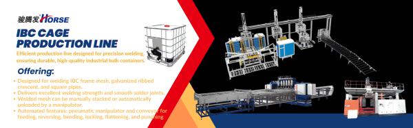 IBC ton barrel steel frame automatic production line