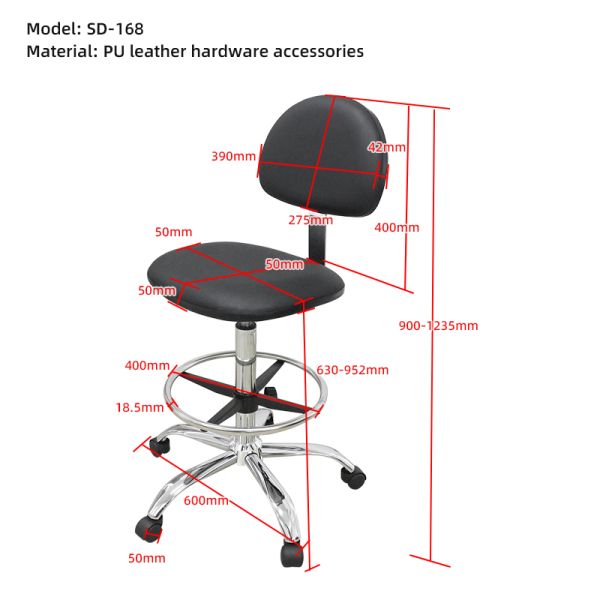 600 мм Пятизвездочный диаметр столешницы Бар аксессуары черный Ротационный подъемник барные стулья