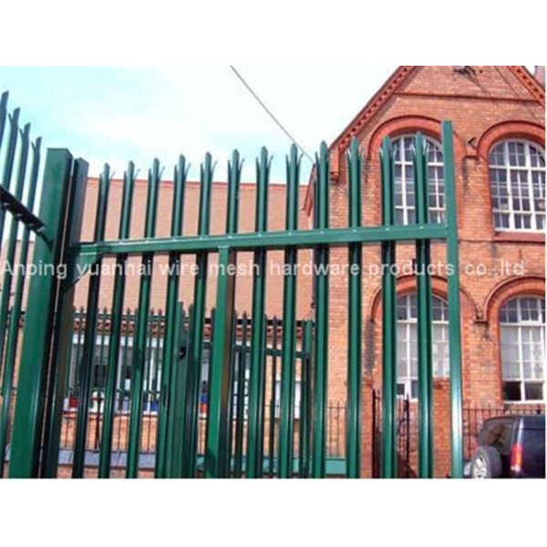 Жилые панели загородки палисада слабой стали сада, вандал разделительной стены палисада анти-
