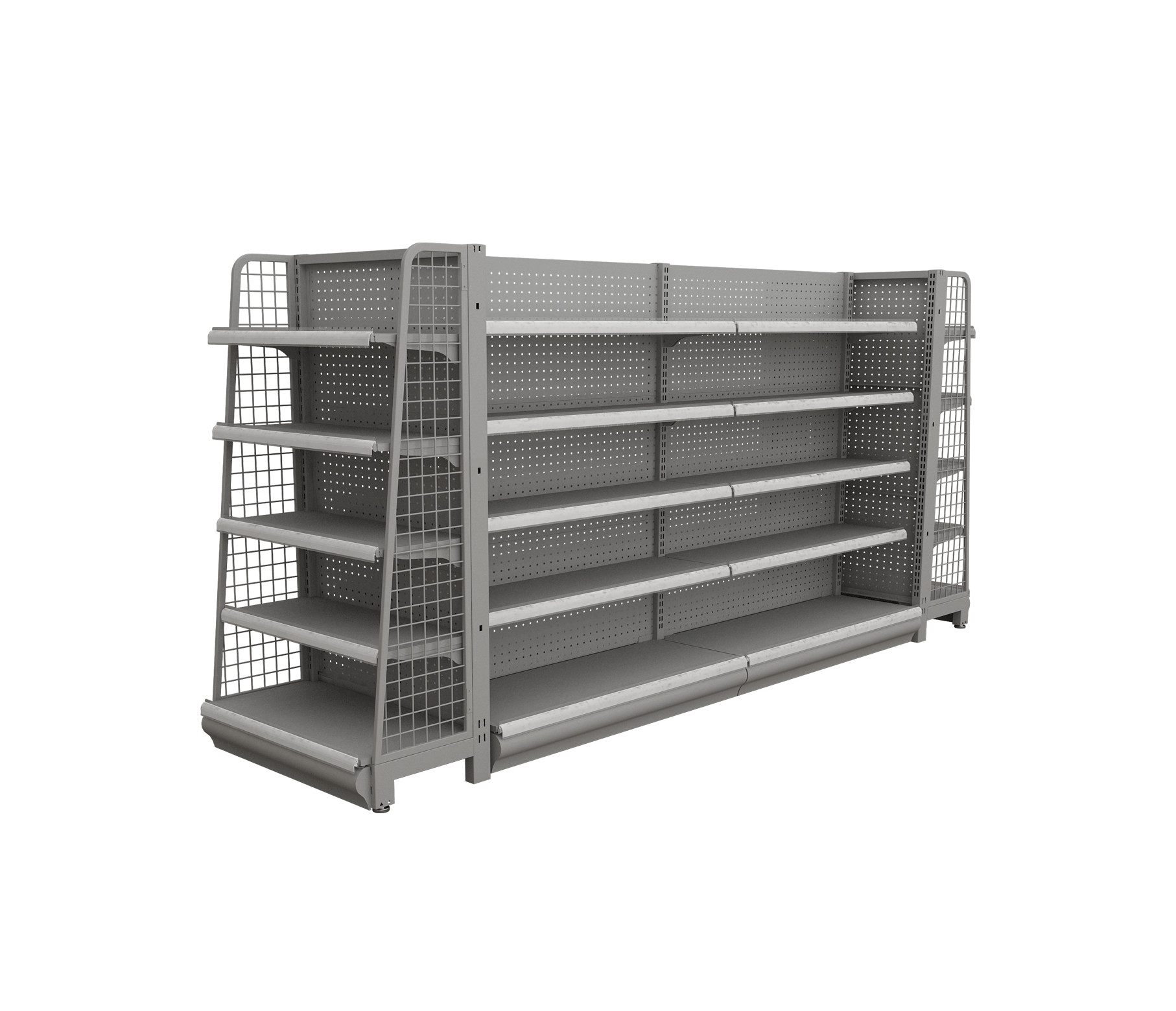 Полка аптеки хранения доски ногтя шкафа полки гондолы Slatwall