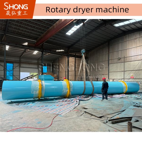 High-Capacity 1-50t/h Rotary Drum Dryer with Carbon Steel/Stainless Steel Construction and Multiple Heat Sources