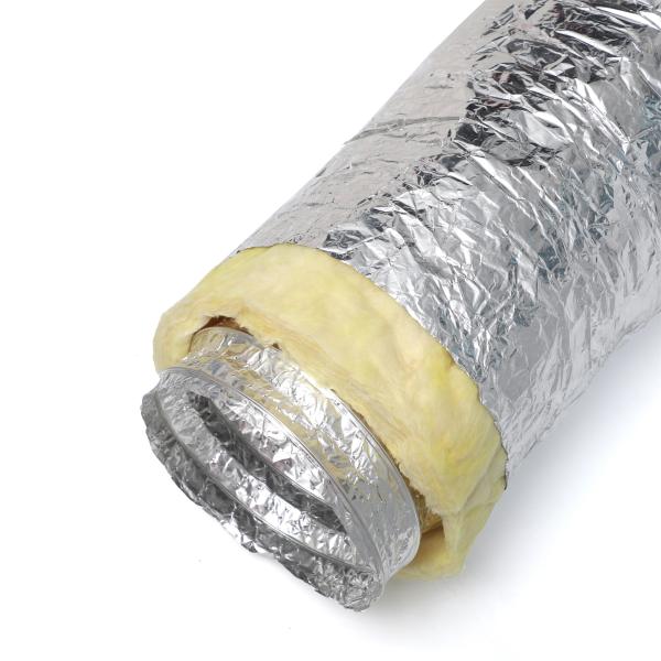 100mm Insulated Flexible Air Duct For Thermal Insulation And Performance In HVAC Systems