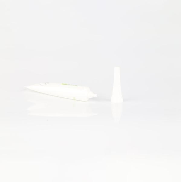 frosted white plastic bottle manufacturers in stock Silver Transparent oval hot tubes 50ml