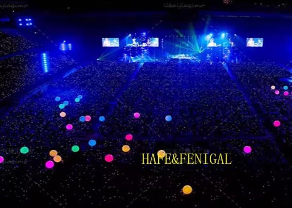 50cm 80cm 1m RGB LED Crowd Balls For Large Events Music Festivals