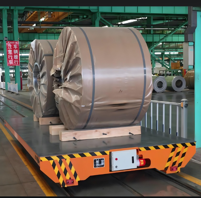 200 KG Electric Flat Car with Wireless Remote Control and 360 Degrees Rotating for Industrial Use